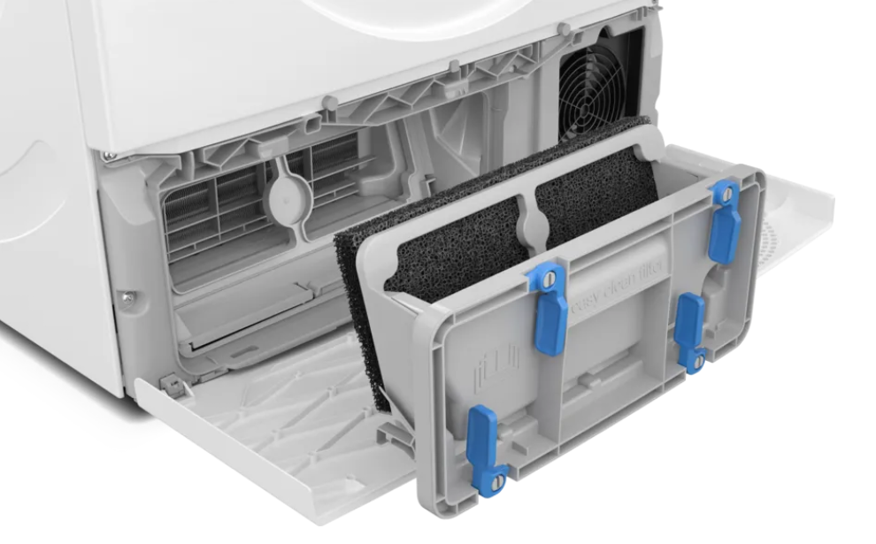 Efficient drying, easy cleaning.